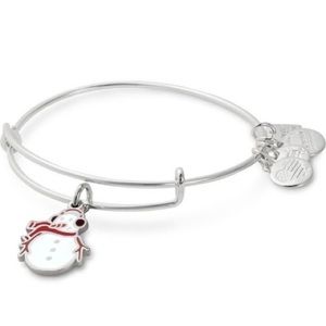 Alex and Ani Snowman Charm Bangle Bracelet